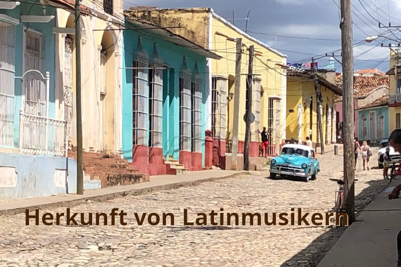 Herkunft von Latinmusikern